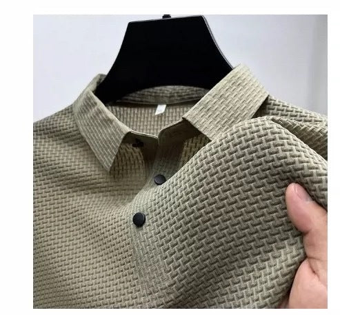 The Everyday Polo fabric detail