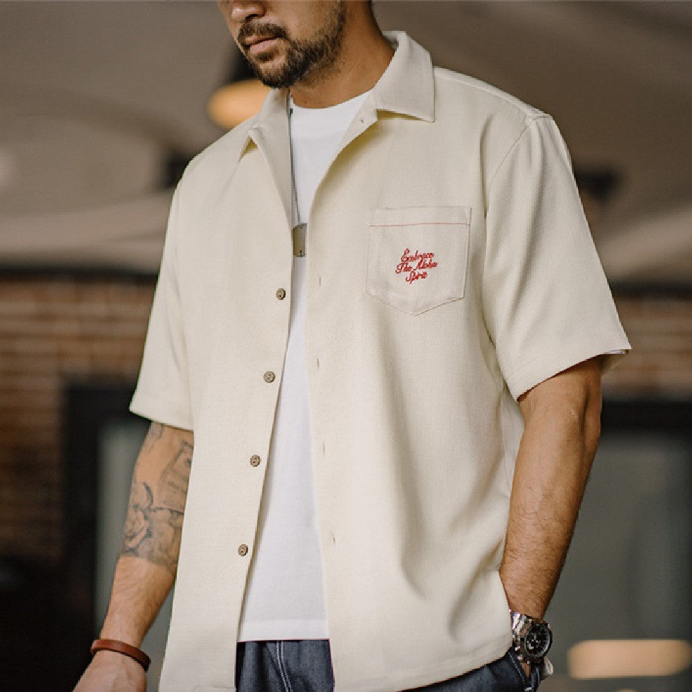 The Getaway Shirt short sleeve button-up front view